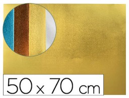 Goma EVA metalizada Liderpapel 50x70cm. espesor 2mm. oro